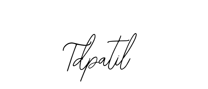 It looks lik you need a new signature style for name Tdpatil. Design unique handwritten (Bearetta-2O07w) signature with our free signature maker in just a few clicks. Tdpatil signature style 12 images and pictures png