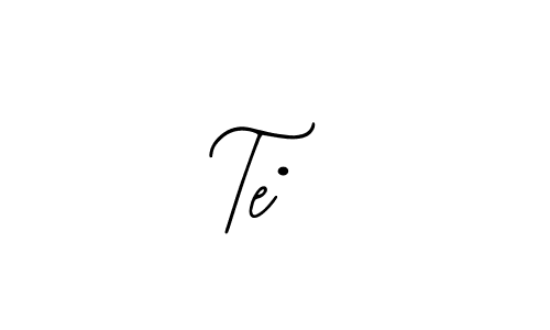 The best way (Bearetta-2O07w) to make a short signature is to pick only two or three words in your name. The name Te• include a total of six letters. For converting this name. Te• signature style 12 images and pictures png