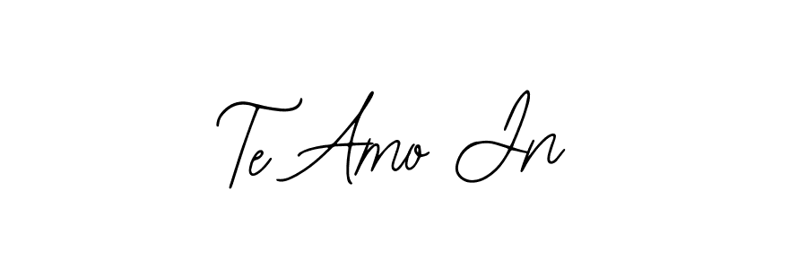 The best way (Bearetta-2O07w) to make a short signature is to pick only two or three words in your name. The name Te Amo Jn include a total of six letters. For converting this name. Te Amo Jn signature style 12 images and pictures png