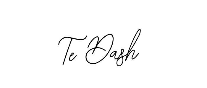 How to Draw Te Dash signature style? Bearetta-2O07w is a latest design signature styles for name Te Dash. Te Dash signature style 12 images and pictures png