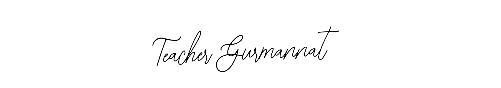 Also You can easily find your signature by using the search form. We will create Teacher Gurmannat name handwritten signature images for you free of cost using Bearetta-2O07w sign style. Teacher Gurmannat signature style 12 images and pictures png