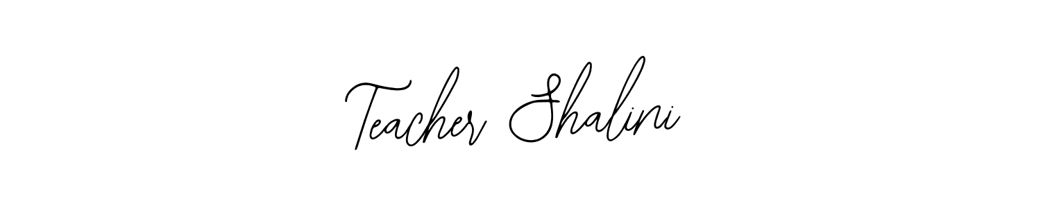 Similarly Bearetta-2O07w is the best handwritten signature design. Signature creator online .You can use it as an online autograph creator for name Teacher Shalini. Teacher Shalini signature style 12 images and pictures png