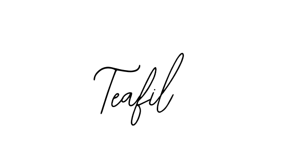 Teafil stylish signature style. Best Handwritten Sign (Bearetta-2O07w) for my name. Handwritten Signature Collection Ideas for my name Teafil. Teafil signature style 12 images and pictures png