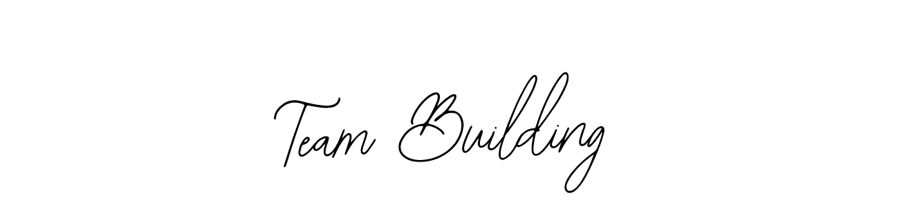 Team Building stylish signature style. Best Handwritten Sign (Bearetta-2O07w) for my name. Handwritten Signature Collection Ideas for my name Team Building. Team Building signature style 12 images and pictures png