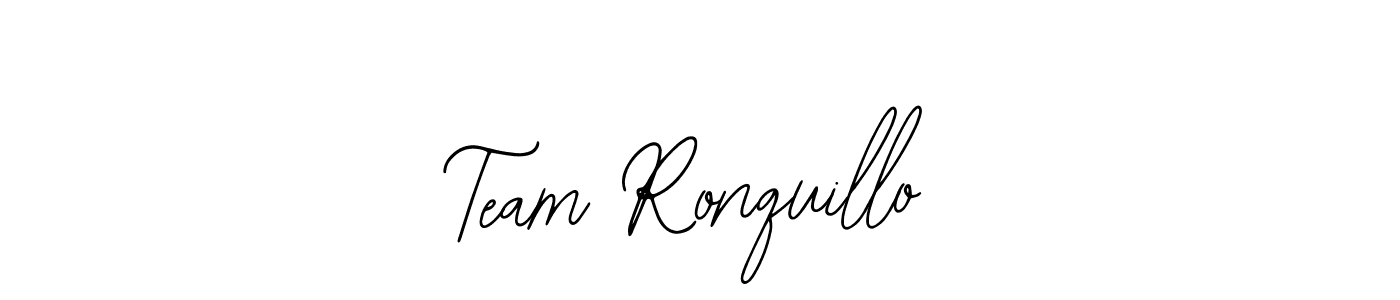 Once you've used our free online signature maker to create your best signature Bearetta-2O07w style, it's time to enjoy all of the benefits that Team Ronquillo name signing documents. Team Ronquillo signature style 12 images and pictures png