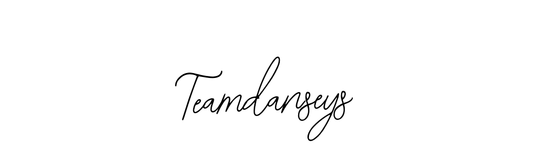 Make a beautiful signature design for name Teamdanseys. With this signature (Bearetta-2O07w) style, you can create a handwritten signature for free. Teamdanseys signature style 12 images and pictures png