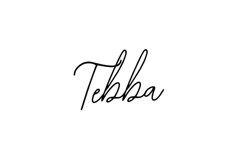 Create a beautiful signature design for name Tebba. With this signature (Bearetta-2O07w) fonts, you can make a handwritten signature for free. Tebba signature style 12 images and pictures png
