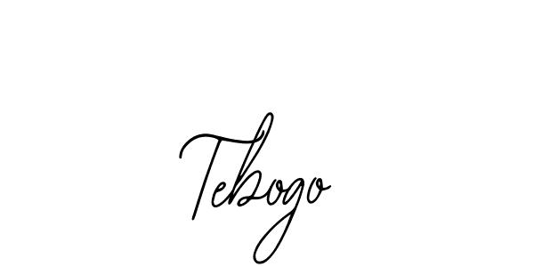 Make a beautiful signature design for name Tebogo. With this signature (Bearetta-2O07w) style, you can create a handwritten signature for free. Tebogo signature style 12 images and pictures png