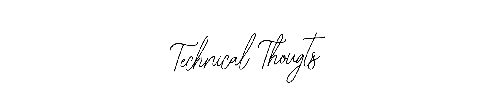 Create a beautiful signature design for name Technical Thougts. With this signature (Bearetta-2O07w) fonts, you can make a handwritten signature for free. Technical Thougts signature style 12 images and pictures png