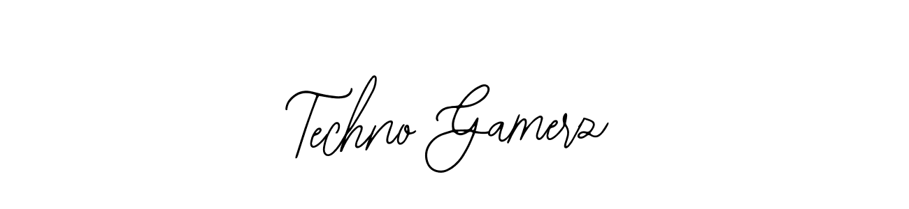 Techno Gamerz stylish signature style. Best Handwritten Sign (Bearetta-2O07w) for my name. Handwritten Signature Collection Ideas for my name Techno Gamerz. Techno Gamerz signature style 12 images and pictures png