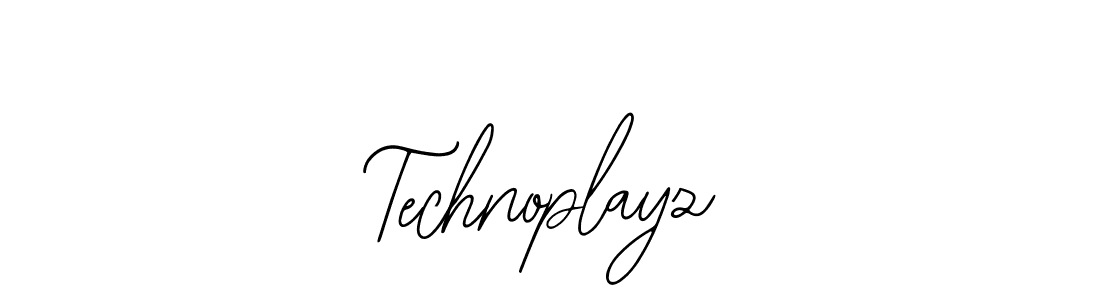 You should practise on your own different ways (Bearetta-2O07w) to write your name (Technoplayz) in signature. don't let someone else do it for you. Technoplayz signature style 12 images and pictures png