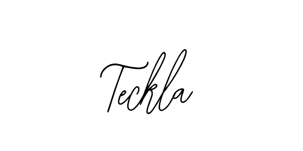 How to make Teckla signature? Bearetta-2O07w is a professional autograph style. Create handwritten signature for Teckla name. Teckla signature style 12 images and pictures png