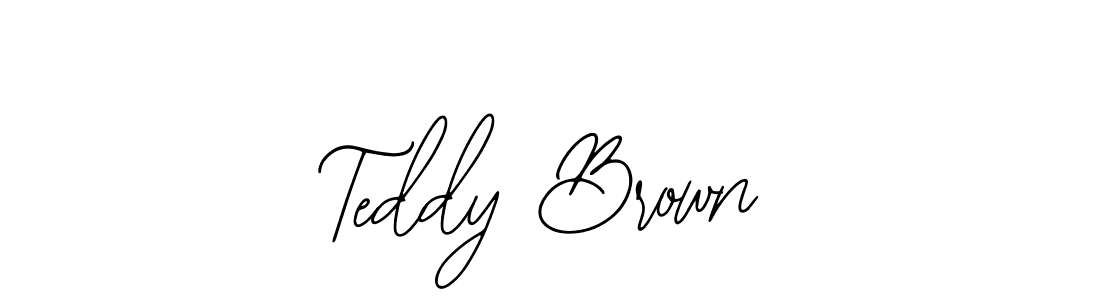 Use a signature maker to create a handwritten signature online. With this signature software, you can design (Bearetta-2O07w) your own signature for name Teddy Brown. Teddy Brown signature style 12 images and pictures png