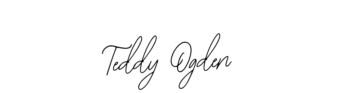 Best and Professional Signature Style for Teddy Ogden. Bearetta-2O07w Best Signature Style Collection. Teddy Ogden signature style 12 images and pictures png