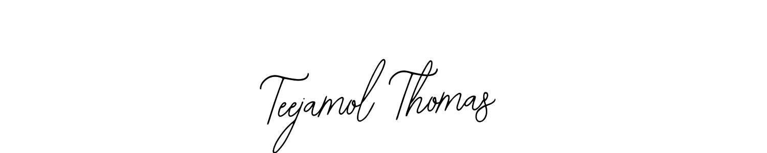 Make a short Teejamol Thomas signature style. Manage your documents anywhere anytime using Bearetta-2O07w. Create and add eSignatures, submit forms, share and send files easily. Teejamol Thomas signature style 12 images and pictures png