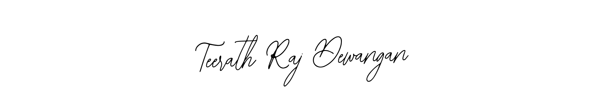 How to Draw Teerath Raj Dewangan signature style? Bearetta-2O07w is a latest design signature styles for name Teerath Raj Dewangan. Teerath Raj Dewangan signature style 12 images and pictures png