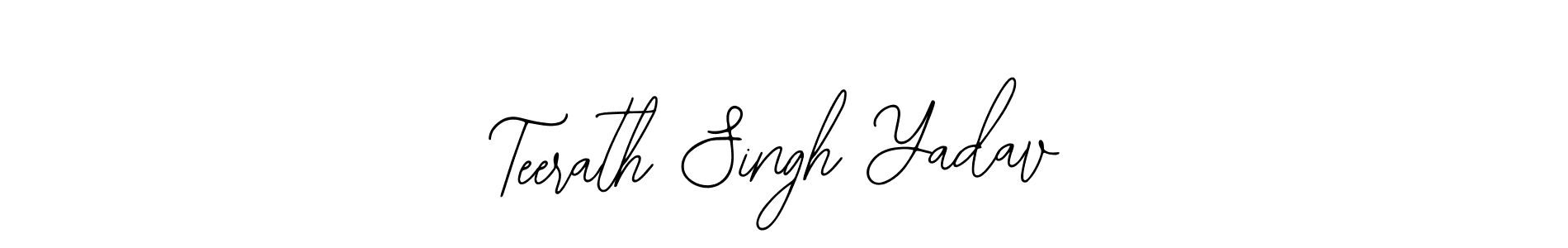 Also You can easily find your signature by using the search form. We will create Teerath Singh Yadav name handwritten signature images for you free of cost using Bearetta-2O07w sign style. Teerath Singh Yadav signature style 12 images and pictures png