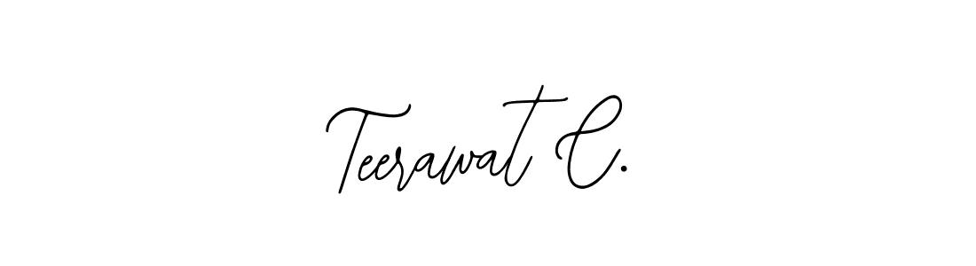 See photos of Teerawat C. official signature by Spectra . Check more albums & portfolios. Read reviews & check more about Bearetta-2O07w font. Teerawat C. signature style 12 images and pictures png