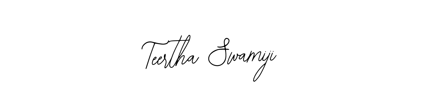 Make a beautiful signature design for name Teertha Swamiji. With this signature (Bearetta-2O07w) style, you can create a handwritten signature for free. Teertha Swamiji signature style 12 images and pictures png