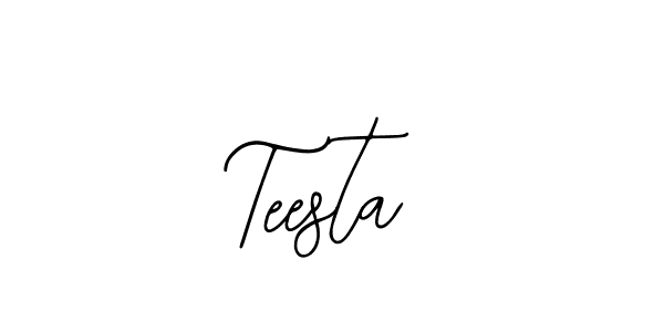 The best way (Bearetta-2O07w) to make a short signature is to pick only two or three words in your name. The name Teesta include a total of six letters. For converting this name. Teesta signature style 12 images and pictures png