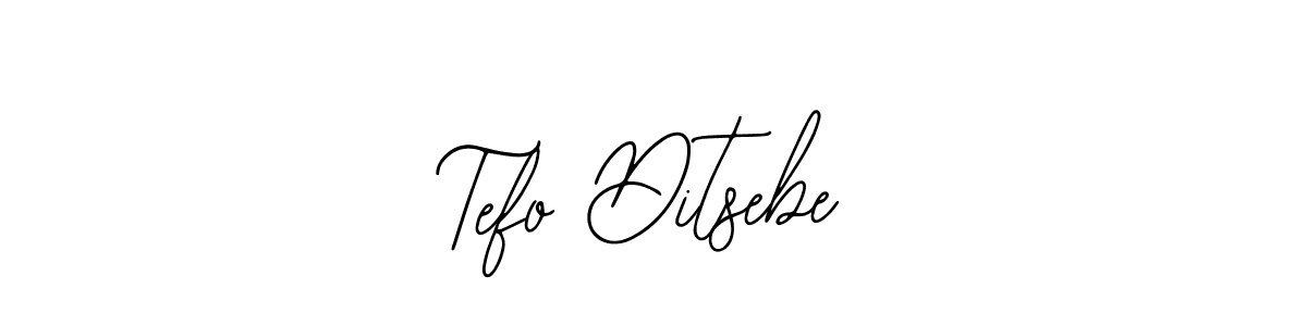 Similarly Bearetta-2O07w is the best handwritten signature design. Signature creator online .You can use it as an online autograph creator for name Tefo Ditsebe. Tefo Ditsebe signature style 12 images and pictures png