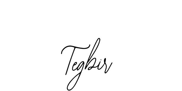 Design your own signature with our free online signature maker. With this signature software, you can create a handwritten (Bearetta-2O07w) signature for name Tegbir. Tegbir signature style 12 images and pictures png