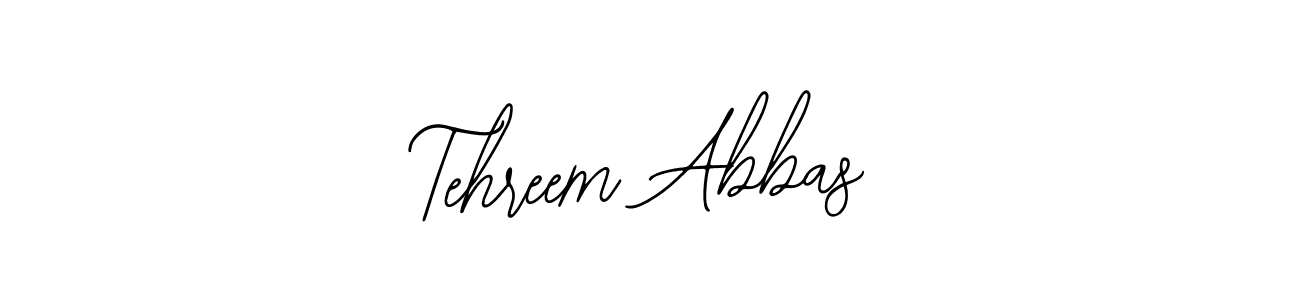 You should practise on your own different ways (Bearetta-2O07w) to write your name (Tehreem Abbas) in signature. don't let someone else do it for you. Tehreem Abbas signature style 12 images and pictures png