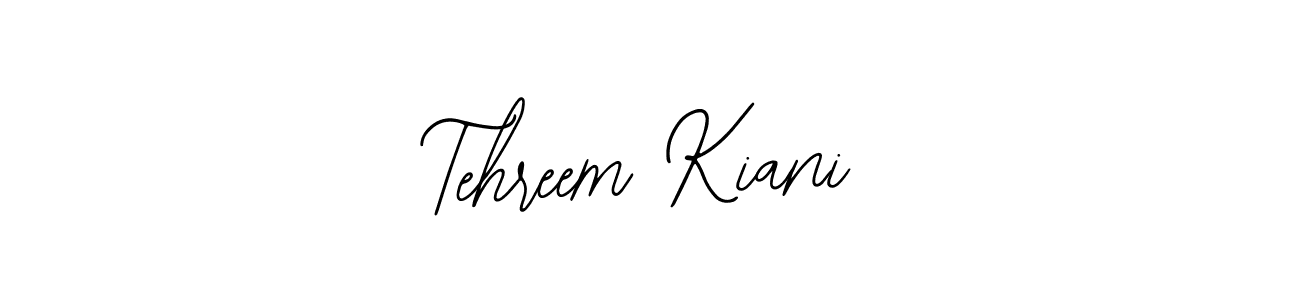 How to Draw Tehreem Kiani signature style? Bearetta-2O07w is a latest design signature styles for name Tehreem Kiani. Tehreem Kiani signature style 12 images and pictures png