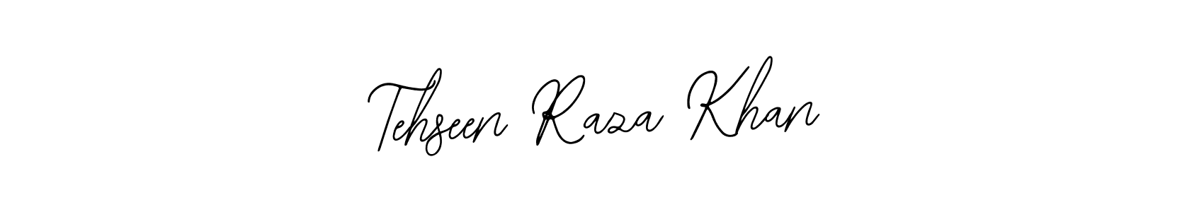 How to make Tehseen Raza Khan name signature. Use Bearetta-2O07w style for creating short signs online. This is the latest handwritten sign. Tehseen Raza Khan signature style 12 images and pictures png