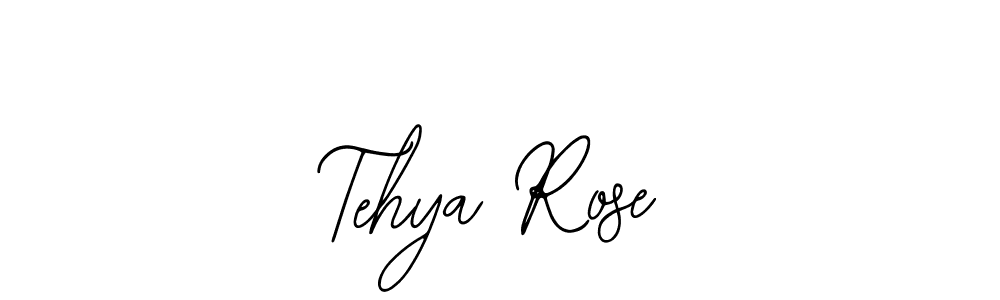 Use a signature maker to create a handwritten signature online. With this signature software, you can design (Bearetta-2O07w) your own signature for name Tehya Rose. Tehya Rose signature style 12 images and pictures png