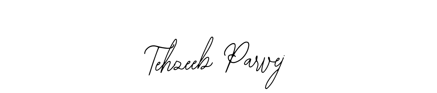 Use a signature maker to create a handwritten signature online. With this signature software, you can design (Bearetta-2O07w) your own signature for name Tehzeeb Parvej. Tehzeeb Parvej signature style 12 images and pictures png
