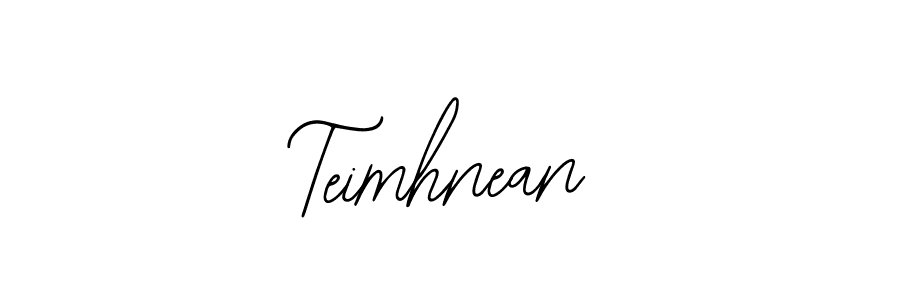 Make a beautiful signature design for name Teimhnean. With this signature (Bearetta-2O07w) style, you can create a handwritten signature for free. Teimhnean signature style 12 images and pictures png