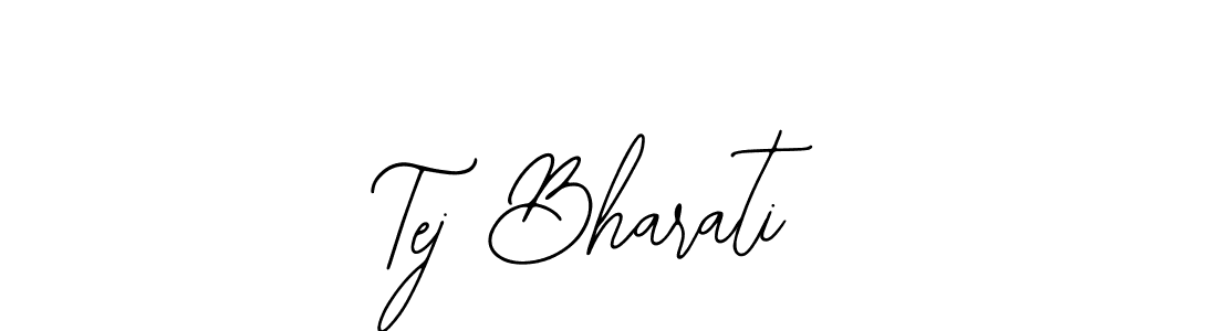 Make a beautiful signature design for name Tej Bharati. With this signature (Bearetta-2O07w) style, you can create a handwritten signature for free. Tej Bharati signature style 12 images and pictures png