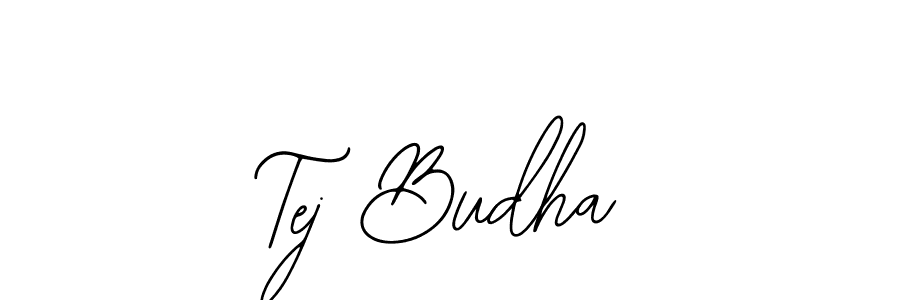 Make a short Tej Budha signature style. Manage your documents anywhere anytime using Bearetta-2O07w. Create and add eSignatures, submit forms, share and send files easily. Tej Budha signature style 12 images and pictures png