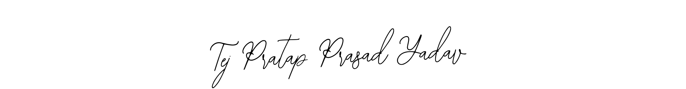 Design your own signature with our free online signature maker. With this signature software, you can create a handwritten (Bearetta-2O07w) signature for name Tej Pratap Prasad Yadav. Tej Pratap Prasad Yadav signature style 12 images and pictures png