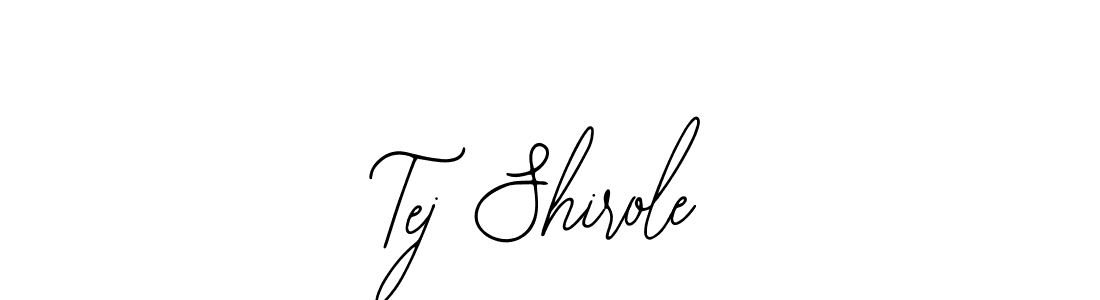 Similarly Bearetta-2O07w is the best handwritten signature design. Signature creator online .You can use it as an online autograph creator for name Tej Shirole. Tej Shirole signature style 12 images and pictures png