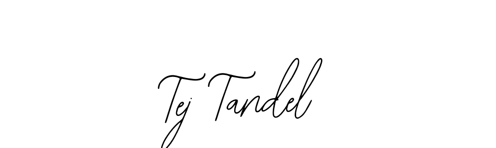 Make a beautiful signature design for name Tej Tandel. Use this online signature maker to create a handwritten signature for free. Tej Tandel signature style 12 images and pictures png