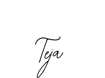 You should practise on your own different ways (Bearetta-2O07w) to write your name (Teja) in signature. don't let someone else do it for you. Teja signature style 12 images and pictures png