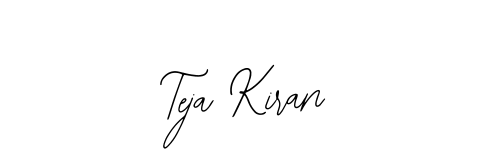 Also You can easily find your signature by using the search form. We will create Teja Kiran name handwritten signature images for you free of cost using Bearetta-2O07w sign style. Teja Kiran signature style 12 images and pictures png