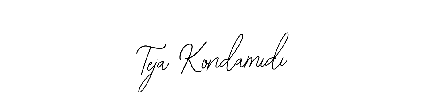 How to Draw Teja Kondamidi signature style? Bearetta-2O07w is a latest design signature styles for name Teja Kondamidi. Teja Kondamidi signature style 12 images and pictures png