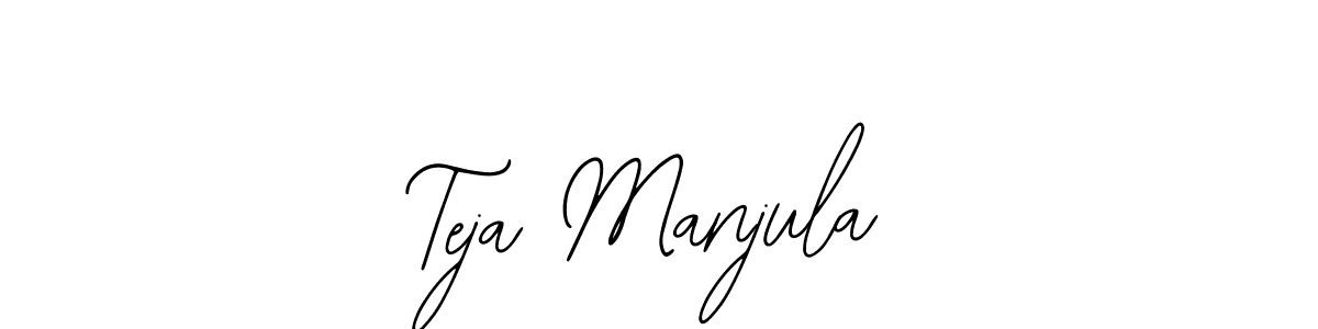 Use a signature maker to create a handwritten signature online. With this signature software, you can design (Bearetta-2O07w) your own signature for name Teja Manjula. Teja Manjula signature style 12 images and pictures png