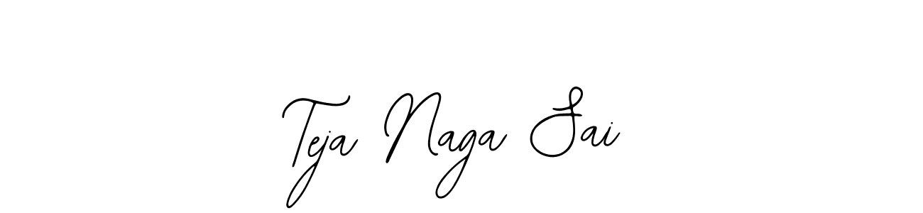 You should practise on your own different ways (Bearetta-2O07w) to write your name (Teja Naga Sai) in signature. don't let someone else do it for you. Teja Naga Sai signature style 12 images and pictures png