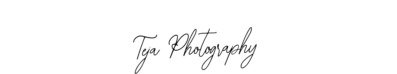 The best way (Bearetta-2O07w) to make a short signature is to pick only two or three words in your name. The name Teja Photography include a total of six letters. For converting this name. Teja Photography signature style 12 images and pictures png