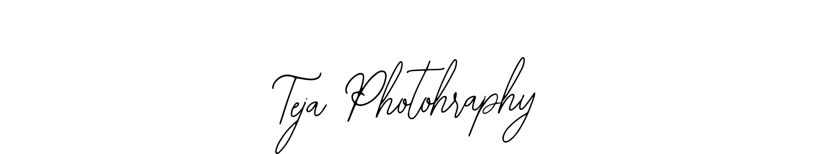 Teja Photohraphy stylish signature style. Best Handwritten Sign (Bearetta-2O07w) for my name. Handwritten Signature Collection Ideas for my name Teja Photohraphy. Teja Photohraphy signature style 12 images and pictures png