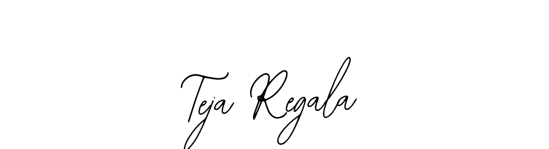 This is the best signature style for the Teja Regala name. Also you like these signature font (Bearetta-2O07w). Mix name signature. Teja Regala signature style 12 images and pictures png