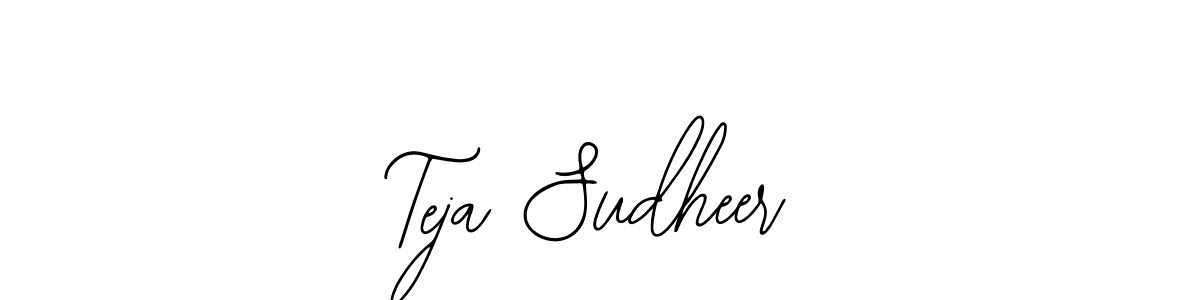 Make a beautiful signature design for name Teja Sudheer. Use this online signature maker to create a handwritten signature for free. Teja Sudheer signature style 12 images and pictures png