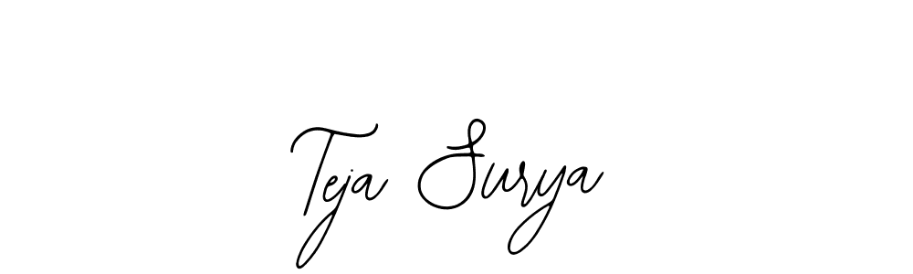 How to Draw Teja Surya signature style? Bearetta-2O07w is a latest design signature styles for name Teja Surya. Teja Surya signature style 12 images and pictures png