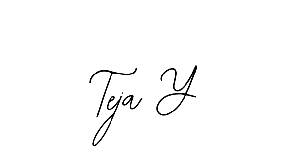 Similarly Bearetta-2O07w is the best handwritten signature design. Signature creator online .You can use it as an online autograph creator for name Teja Y. Teja Y signature style 12 images and pictures png