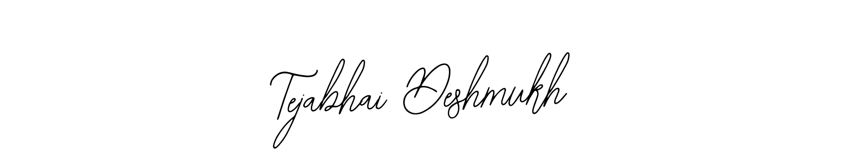 Make a beautiful signature design for name Tejabhai Deshmukh. With this signature (Bearetta-2O07w) style, you can create a handwritten signature for free. Tejabhai Deshmukh signature style 12 images and pictures png