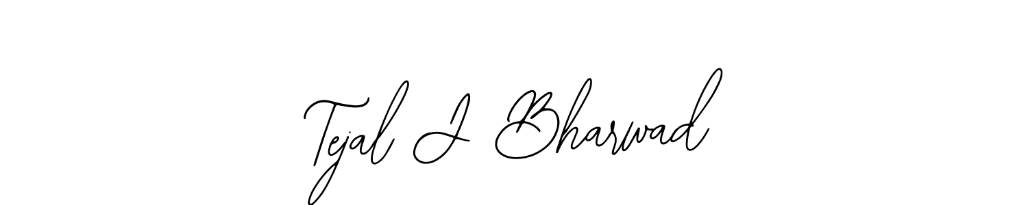 How to make Tejal J Bharwad signature? Bearetta-2O07w is a professional autograph style. Create handwritten signature for Tejal J Bharwad name. Tejal J Bharwad signature style 12 images and pictures png